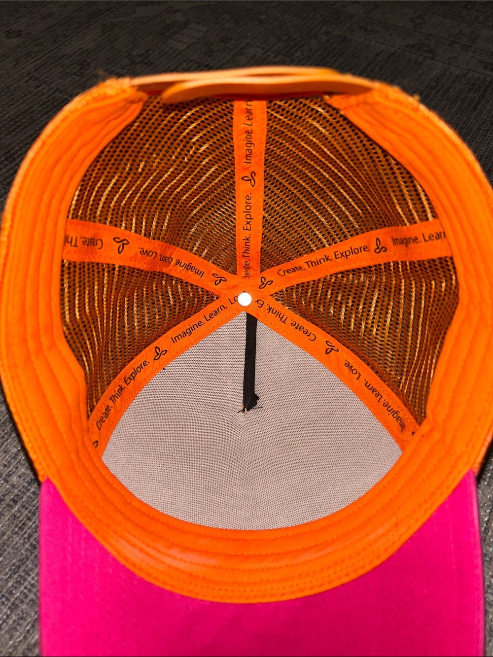 Prana Trucker Hat Pink Orange - Picture 7 of 9